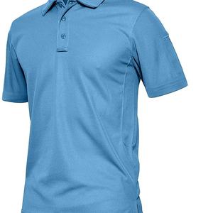 Camiseta de Verano para Hombre, Tejido Sólido 100% Algodón, Manga Corta, Secado Rápido, Transpirable, Informal para el Trabajo - Product Image 3