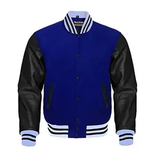 Coupe-vent vintage personnalisé pour hommes, veste universitaire en toile à col montant et logo sur le devant, streetwear sportif - Product Image 1