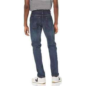 Pantalones clásicos vaqueros rectos de algodón para hombre al por mayor pantalones vaqueros transpirables de la mejor calidad - Product Image 6