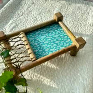 Plateau de service design de lit en bois de manguier antique pour hôtels et restaurants - Product Image 2