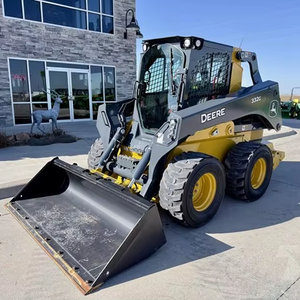 2023 Johnn DEERRE 332G utilisé Mini chargeur frontal vente roue Skid Steer avec Moog pompe hydraulique moteur roulement boîte de vitesses - Product Image 4