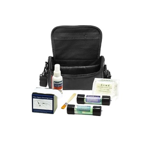 Kit de <span class=keywords><strong>fusion</strong></span> de empalme FCST210116, Kit de limpieza <span class=keywords><strong>con</strong></span> ranura en V para Cable de red FTTH FTTX, instalación y mantenimiento - Product Image 2