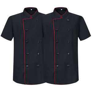 Confezione da 2 unità - Giacca da chef da uomo MISEMIYA - Prodotta in Sri Lanka - 8421B - Product Image 3