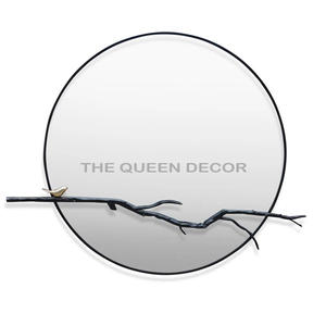 Miroir Mural Intérieur Acier Métal Maison Décoratif Design Unique Miroir Mural Classique et Moderne Plusieurs Conceptions de Finition - Product Image 5