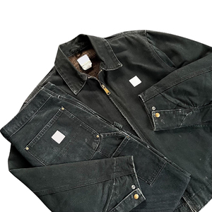 แจ็กเก็ตยีนส์สำหรับผู้ชายแบบสั่งทำไซส์ใหญ่พิเศษฤดูใบไม้ร่วงแจ็คเก็ตยีนส์ระบายอากาศซักได้พร้อมกระดุมตกแต่ง - Product Image 4