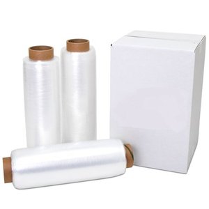 Cheapest price <b>LLDPE</b> clear & black Stretch film made in Vietnam good stretch ODM With Factory Price - Product Image 2