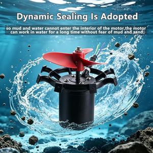 Moteur de propulseur sous-marin 24V U92 <span class=keywords><strong>Pro</strong></span> avec ESC intégré pour catamaran, vélo aquatique, kayak de pêche, bouée intelligente, <span class=keywords><strong>bateau</strong></span> de pêche - Product Image 2