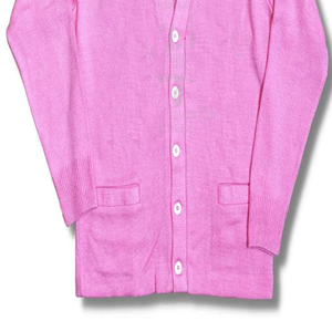 Pull cardigan unisexe de haute qualité, pull en tricot, design jacquard anti-froissement, col en V, pull tendance de haute qualité pour femmes, automne - Product Image 3