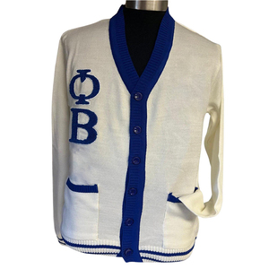 Phi Beta Sigma เสื้อสเวตเตอร์ถักนิตติ้งสำหรับเสื้อกันหนาวนักศึกษาวิทยาลัยพี่น้อง - Product Image 5