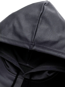 Chándal Deportivo de Dos Piezas para Hombre, con Capucha, Logotipo Personalizado de Alta Calidad, Informal, Sólido, 100% Algodón, Secado Rápido, Transpirable - Product Image 3