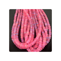 Perles facettées rondes lisses en opale éthiopienne naturelle de qualité supérieure Alif International, rose, 8 mm de diamètre, vente en gros, tiers