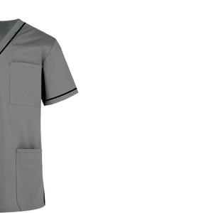 พยาบาลโรงพยาบาลสำหรับผู้ชายคุณภาพสูงผ้าโพลีเอสเตอร์ถักสวมใส่ง่ายมีทุกสีและขนาดขายส่ง - Product Image 2