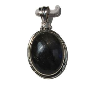 Cabochon de Labradorite en argent Sterling 925, pendentif unisexe, pierres de cristal de guérison naturelles - Product Image 6