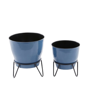 New Arrival Looking Balcony Garden <b>Plant</b> Iron Flower <b>Pot</b> <b>for</b> Floor <b>Decor</b> Glossy Finishing Planter - Product Image 6