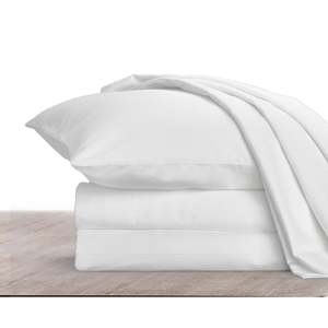 Ensemble de literie en flanelle microfibre brossée - Housse de couette respirante avec draps-housses et draps plats, ensemble de couette - Product Image 1