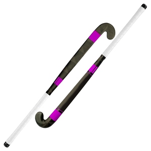 Bâton de hockey sur gazon en bois personnalisé en gros avec une construction robuste en fibre de carbone pour l'entraînement et les performances en match - Product Image 5