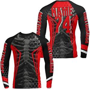 ชุดรัชการ์ดสำหรับผู้ชายแบบสั่งทำ2025ชุดรัชการ์ดแบบสั่งทำโลโก้ OEM สไตล์ล่าสุดสำหรับผู้ชาย - Product Image 2