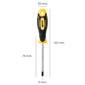 Tournevis Phillips bimatière n° 0 / 75 mm. - Product Image 2