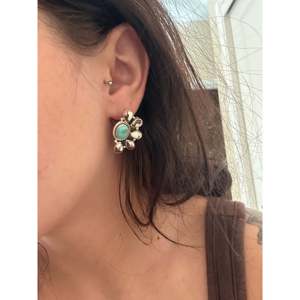 Southwest Handmade Multi Stone <b>Sterling</b> <b>Silver</b> Flower <b>Stud</b> <b>Earrings</b> - Product Image 2