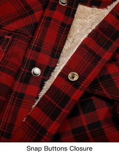 2024 chaquetas de trabajo con capucha de invierno de lona de algodón para hombre chaqueta cortavientos chaqueta de trabajo con forro de franela acolchada para hombre - Product Image 3