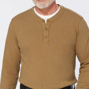 T-shirts à manches longues personnalisés de haute qualité et confortables, respirants, de qualité supérieure, col en O, vente en gros de t-shirts à manches longues - Product Image 2