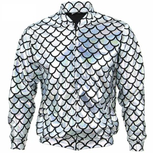 Blouson aviateur en satin personnalisé de haute qualité pour hommes impression par sublimation avec motif floral polyester/nylon taille XL pour l'hiver - Product Image 5