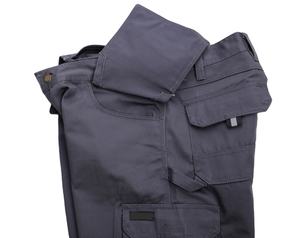 Pantalones de trabajo de algodón y poliéster 100%, pantalones Cargo tácticos para exteriores, pantalones de seguridad elásticos con muchos bolsillos para hombres - Product Image 5