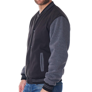 OEM personalizado LOGOTIPO DE LA Universidad de los hombres chaquetas universitarias de invierno largo de béisbol Letterman en blanco personalizado bordado tela Varsity chaqueta - Product Image 5
