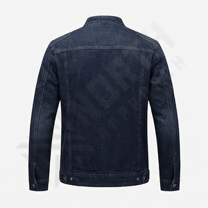 Veste en jean de haute qualité à prix abordable, nouvelle conception tendance, respirante, vestes en jean pour hommes, vêtements d'extérieur tendance - Product Image 2