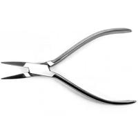 Pince à bec plat la plus vendue, 14 cm, acier inoxydable de haute qualité, pince à bec long pour torsion de fil orthodontique, instruments dentaires