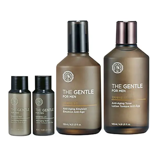 Cosmética coreana THE GENTLE FOR MEN ANTI AGING 2 PIEZAS SET de Lotte Duty Free