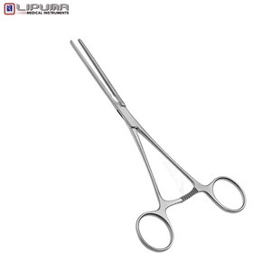 Abrazadera de conducto pediátrico Cooley, mordazas rectas atraumáticas de 30mm, vástagos rectos de acero inoxidable, instrumentos médicos pediátricos de 6,25 "y 16cm - Product Image 5