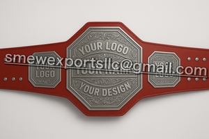 Custom Wholesale <b>Metal</b> Zinc Alloy World Wrestling Championship <b>Belt</b> - Product Image 2