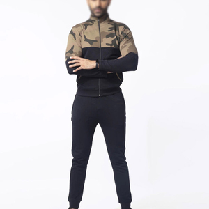 Vente en gros de survêtements pour hommes, vêtements de sport à demi-fermeture éclair, ensembles de survêtements de course et de sport, 100% polyester - Product Image 1