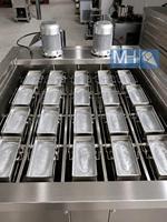 Machine à glaçons en blocs de 1000 kg à refroidissement par air, machine à fabriquer des blocs de glace avec panneaux solaires