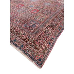 Tapis en laine noués à la main Aalam Pae-6382, design patchwork rose et violet pour la décoration de la maison, salon, nouveau tapis de couloir 9x12 - Product Image 2