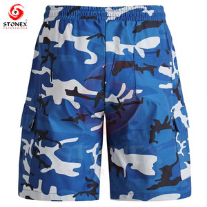 Pantalones Cortos Deportivos Transpirables para Hombre, Talla Grande, con Estampado |   Ropa de Playa Casual de Verano de Secado Rápido |   Cintura Elástica 100% Algodón con Logotipo Personalizado - Product Image 2