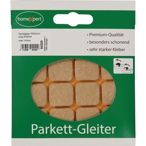 Natural Felt Square Rug Pad 20x20mm Premium Parquet Glides Self-Adhesive - Product Image 1