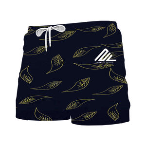 Wholesale Recycled <b>Men's</b> Solid Quick Dry Breathable Eco-Friendly Swim <b>Shorts</b> with Digital Printing Custom Brand Name - Product Image 1