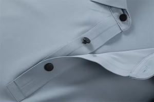 Uniforme de golf décontracté en fibre de bambou/élasthanne de haute qualité, couleur unie, respirant, sur mesure, pour hommes grandes tailles, teint en pièce, directement de l'usine - Product Image 4