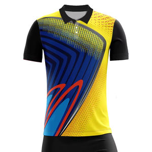 เสื้อยืดโปโลสำหรับผู้ชายเสื้อโปโลผ้าฝ้าย100% พิมพ์ลายปักโลโก้ OEM 12สีแบบเรียบ - Product Image 5