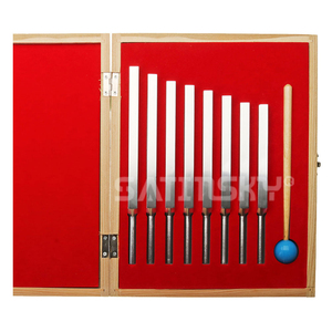 Herramientas musicales de curación médica con vibración de sonido, 8 Uds., diapasón médico de aluminio para terapia de sonido, caja de mazo, instrumento de música - Product Image 2