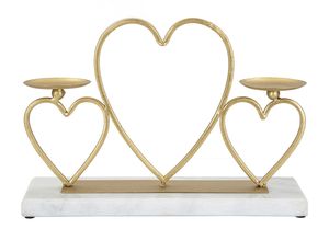 Portavelas hecho a mano de Metal en forma de corazón de alta calidad superior decoración de iluminación navideña vendedor caliente para velas votivas - Product Image 2