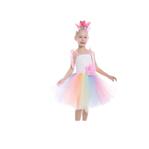 Disfraz de princesa sirena unicornio para niñas #08823-3 - Product Image 1