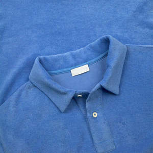 Polo de punto de verano personalizado al por mayor, Polo a rayas de manga corta de lana merina, prendas de punto de golf, Polo de rugby para hombre - Product Image 2