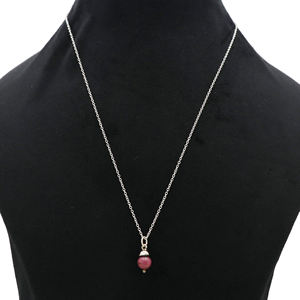 Collier en argent sterling 925 vintage tendance plaqué rhodium avec pierre précieuse améthyste en forme et taille pour les fêtes et les fiançailles - Product Image 3