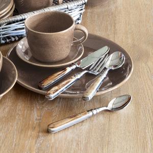 Ensemble de couverts en acier inoxydable unique avec poignée en os anti-tiques pour vaisselle d'hôtel et de restaurant ensembles de couverts en argent - Product Image 4