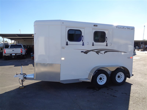 Quality Float Triple Wall Aluminum 2026 Trails West Adventure MX II 2H, Two Horse Livestock <b>Trailers</b> Available in Bulk Buy Now - Product Image 4