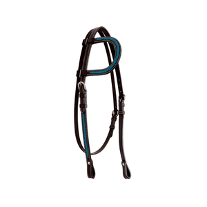 หูฟังแบบครอบหูหนึ่งข้างหนังสไตล์ตะวันตกสีน้ำตาลสานมือออกแบบด้วยหนังวัวพับได้ - Product Image 1