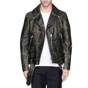 Dernier design, confortable, veste en cuir pour homme de haute qualité 2026, en peau de mouton, col rabattu, manches longues - Product Image 1